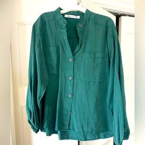 Zara Button Down Top